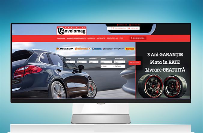 From the Creative Ones portfolio - Anvelomag.ro, the online tire store